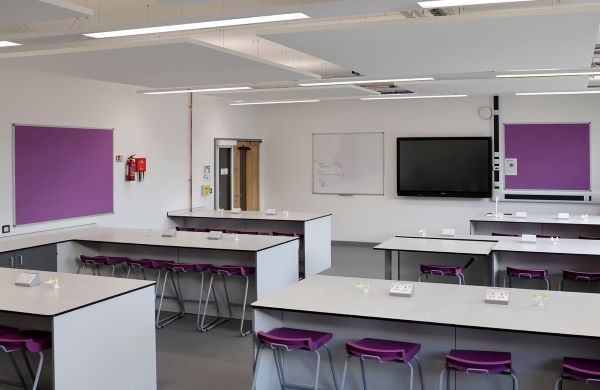 Ecophon Solo Rafts and British Gypsum Partitions Ecophon Solo Rafts and British Gypsum Partitions