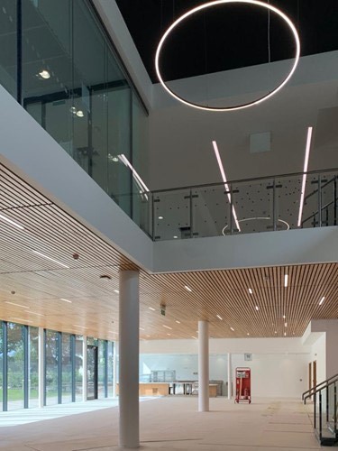 Stil Timber Panels, MF Plasterboard Ceilings and British Gypsum Dry Lining Stil Timber Panels, MF Plasterboard Ceilings and British Gypsum Dry Lining
